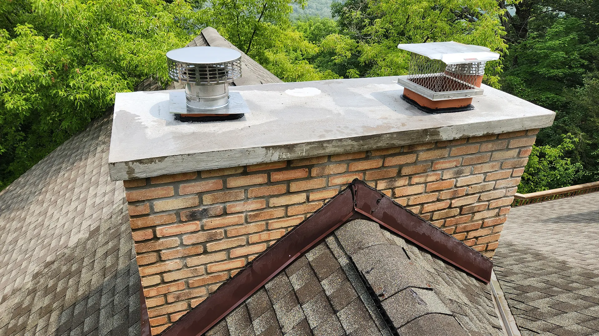 safe chimney repaired by the chimney guys